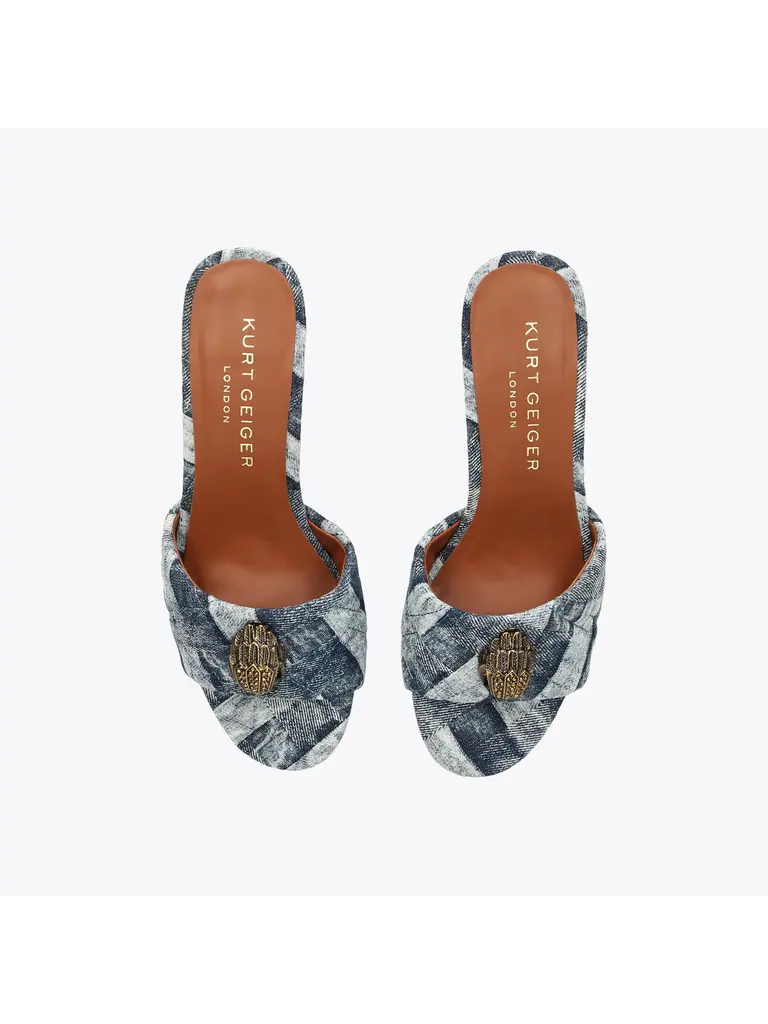 KURT GEIGER Kurt Geiger 9787588669 Kensington block mulle denim