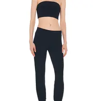 Norma Kamali Norma Kamali KK4267PL026001/AA JOG PANT BLACK