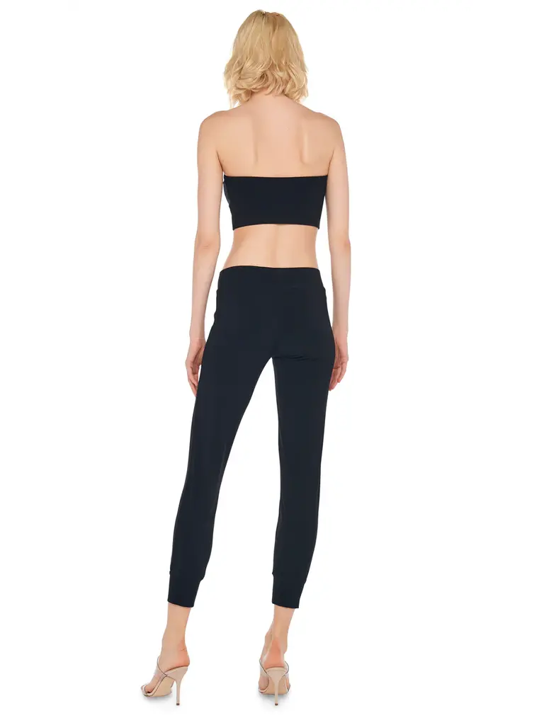 Norma Kamali Norma Kamali KK4267PL026001/AA JOG PANT BLACK