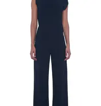 Norma Kamali Norma Kamali KK4257PL111001/AA STRAIGHT LEG PANT BLACK