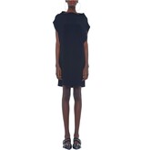 Norma Kamali Norma Kamali KK2203PL182001 SLEEVELESS ALL IN ONE DRESS ABOVE THE KNEE BLACK