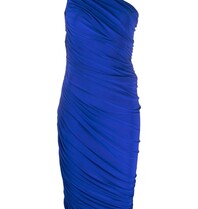 Norma Kamali Norma Kamali KK4223PL667021 DIANA DRESS TO KNEE COBALT