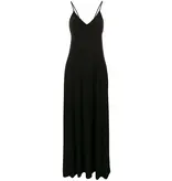 Norma Kamali Norma Kamali KK4283PL164001 SLIP A LINE LONG DRESS BLACK