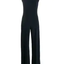 Norma Kamali Norma Kamali KK426JPL304012 SLEEVELESS JUMPSUIT MIDNIGHT