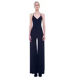 Norma Kamali Norma Kamali KK426JPL162012 SLIP JUMPSUIT MIDNIGHT