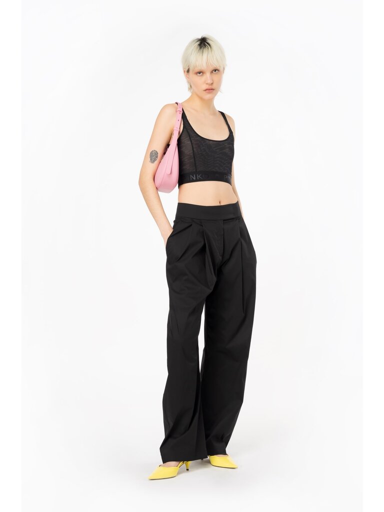 PINKO Pinko 103577A1TX Pantalon Papillon Popeline Black