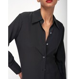 Equipment Femme Equipment Femme Q23-E577 LEEMA Women Shirt Long Sleeves TRUE BLACK