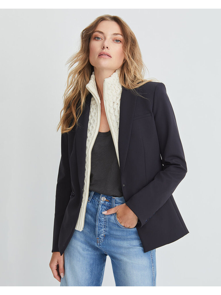 Veronica Beard COREBSS1078 SCUBA JACKET NAVY