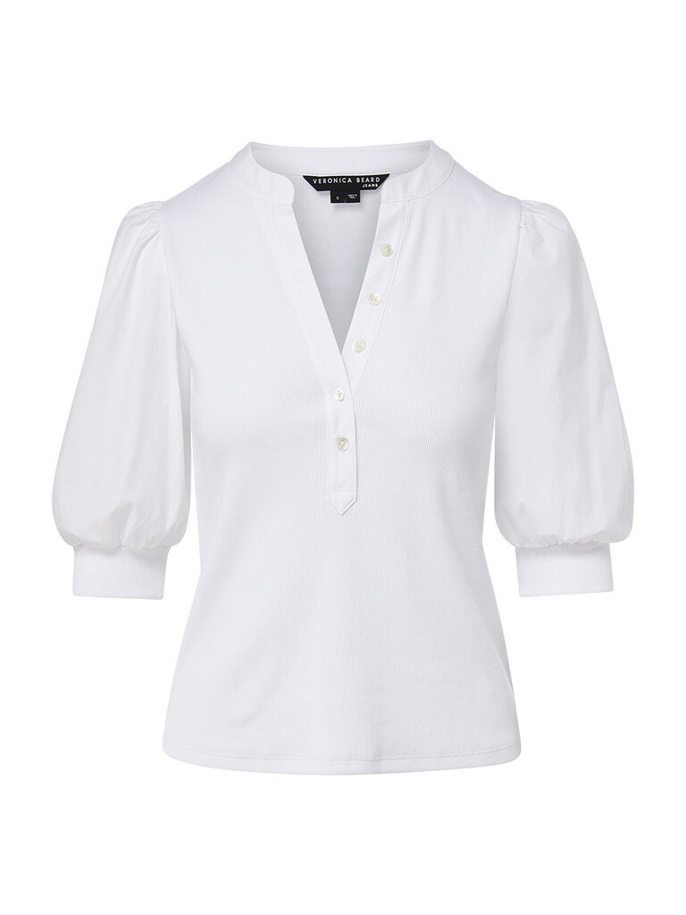 Veronica Beard J2208JY0200831 CORALEE TOP WHITE