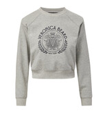 Veronica Beard VB J2309JY98S0696 BEAUMONT LOGO SWEATER GREY