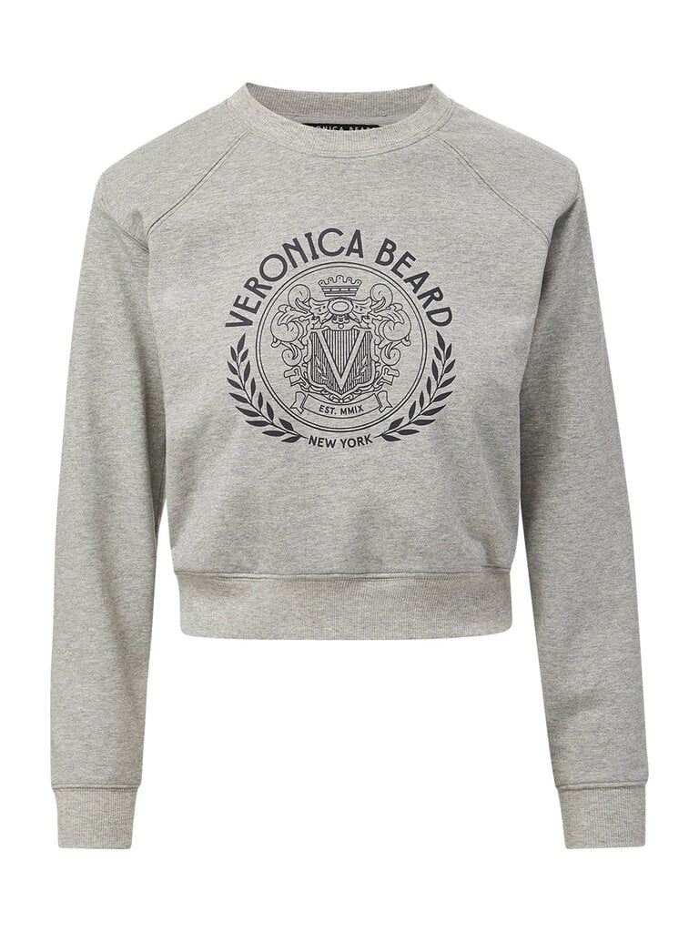 Veronica Beard VB J2309JY98S0696 BEAUMONT LOGO SWEATER GREY