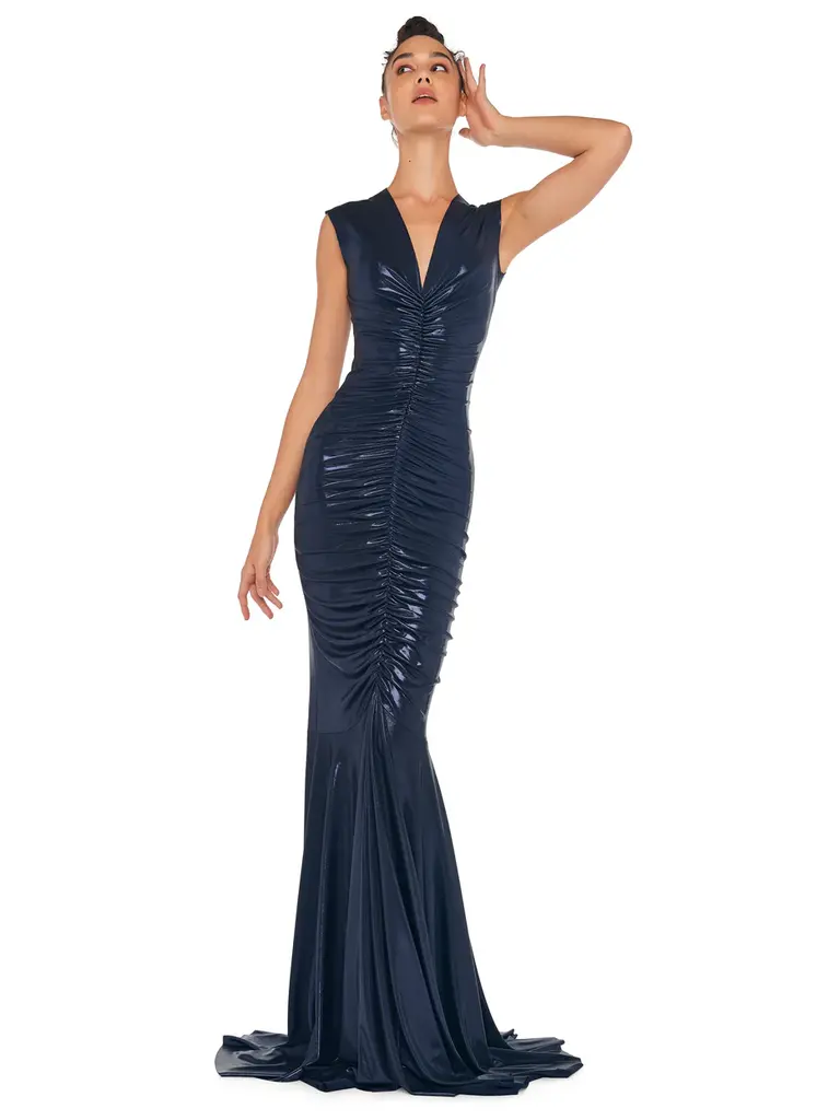 Norma Kamali NK ST2243LMD43951 SLEEVELESS FISHTAIL GOWN TN