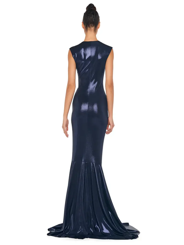 Norma Kamali NK ST2243LMD43951 SLEEVELESS FISHTAIL GOWN TN