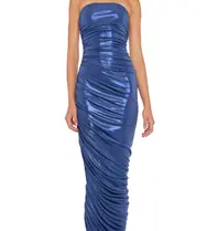 Norma Kamali NK ST2243LMD46810 STRAPLESS DIANA GOWN XL MB