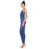 Norma Kamali Norma Kamali ST2243LMD46810 STRAPLESS DIANA GOWN XL MILITARY BLUE