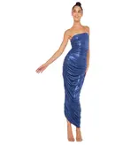 Norma Kamali Norma Kamali ST2243LMD46810 STRAPLESS DIANA GOWN XL MILITARY BLUE