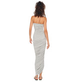 Norma Kamali NK ST2243MDD46015 STRAPLESS DIANA GOWN  LIGHT GREY