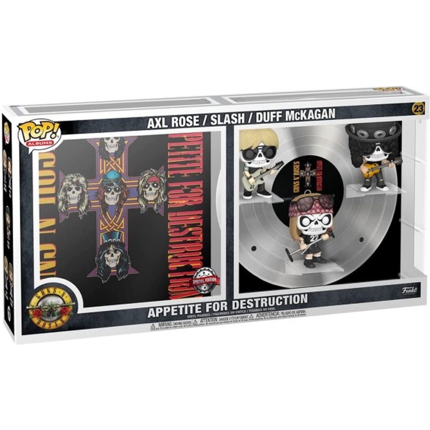 Guns n Roses POP! Albums Vinyl Figure 3-Pack Appetite For Destruction 9 cm