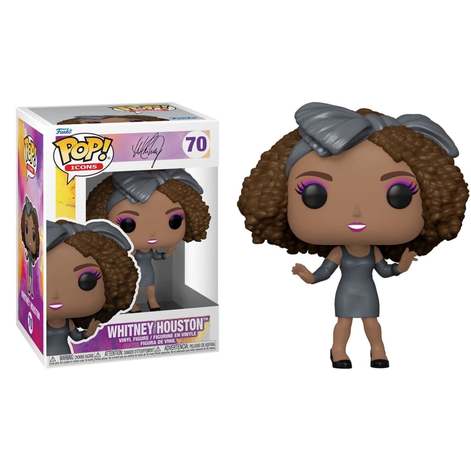 Whitney Houston POP! Icons Vinyl Figure Whitney Houston (How Will I Know) 9 cm nr. 70