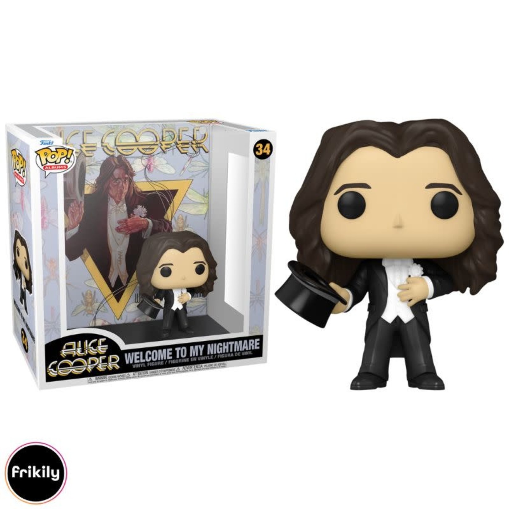 Alice Cooper POP! Albums Vinyl Figure Welcome to My Nightmare 9 cm nr. 34