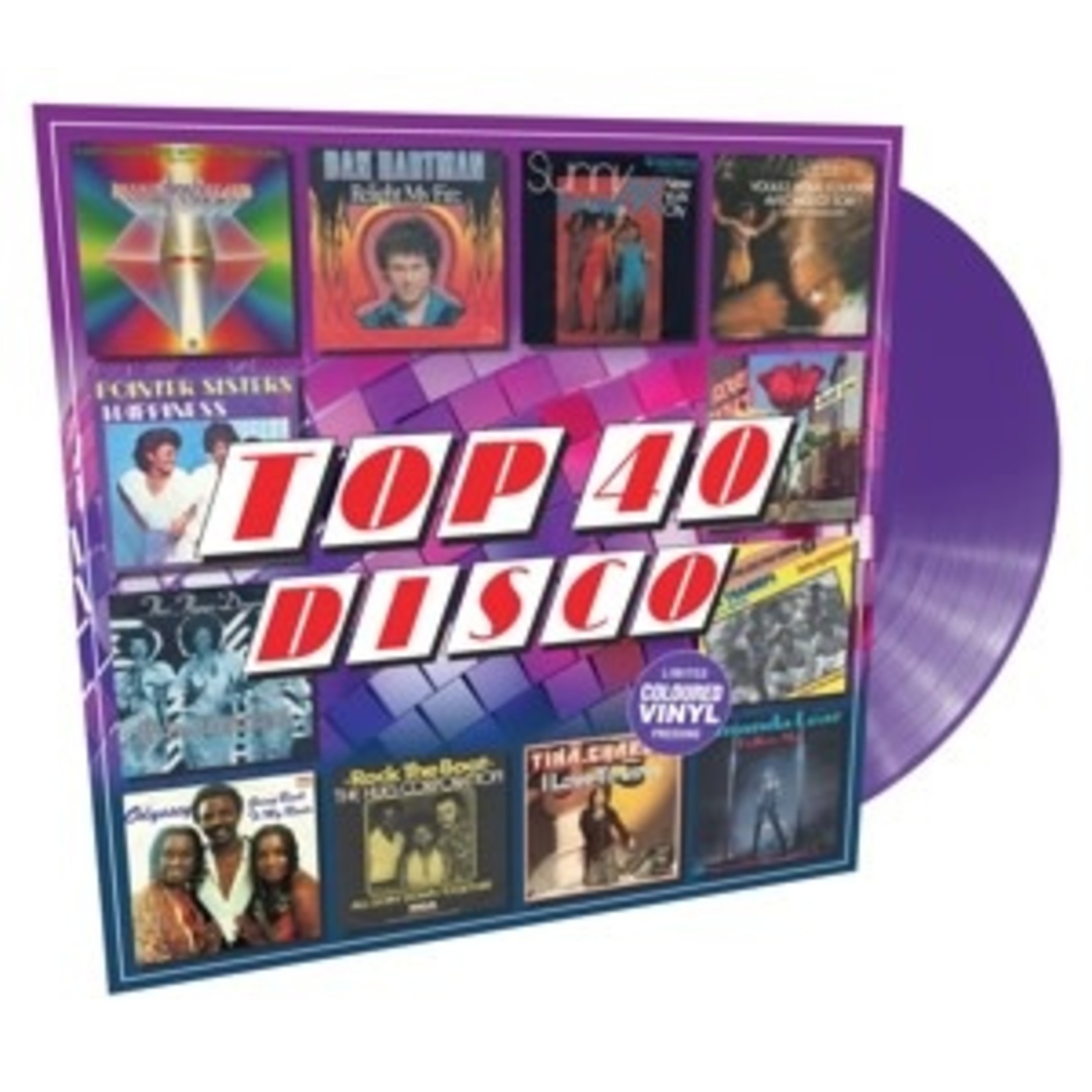 V/A - TOP 40 - DISCO -COLOURED-  1LP