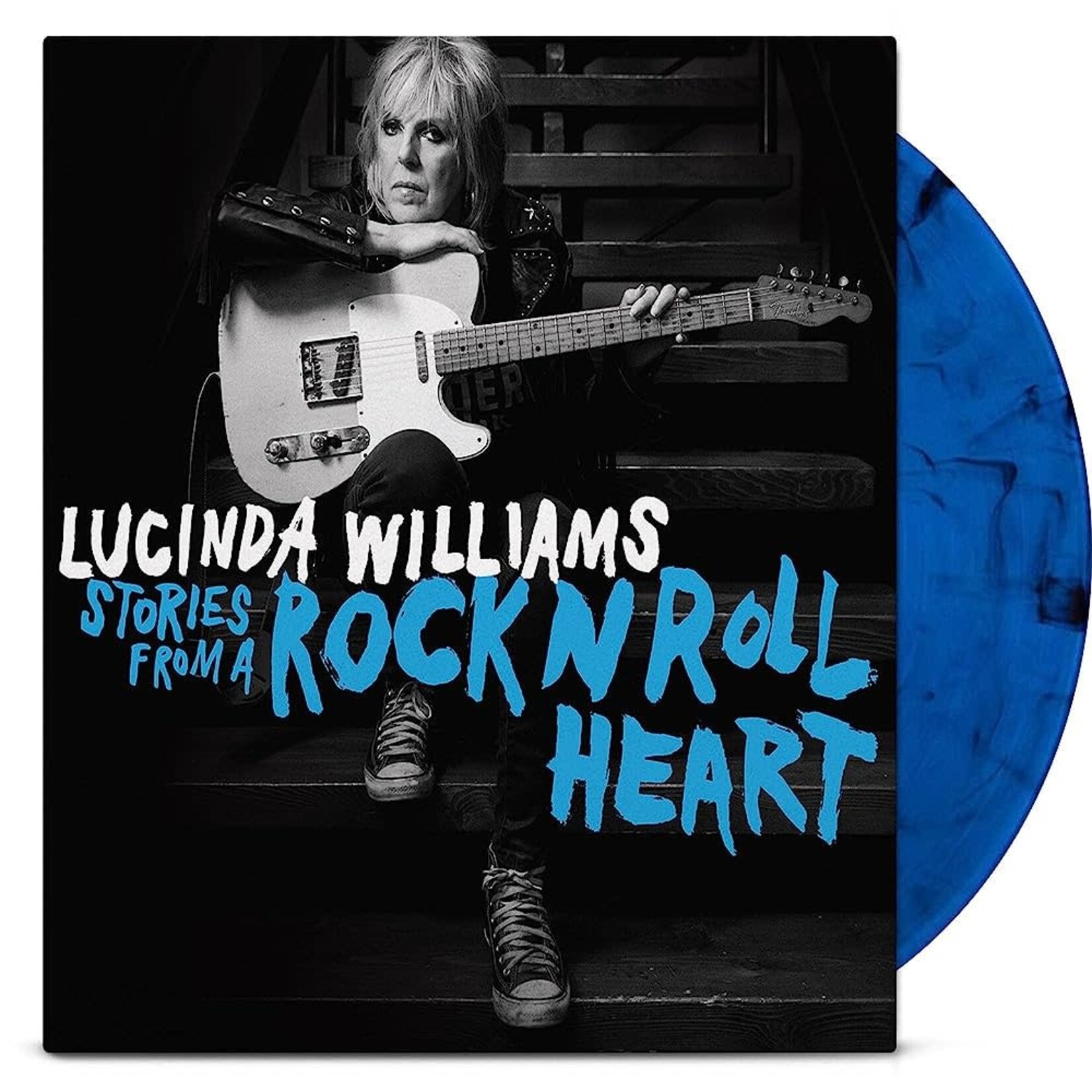 WILLIAMS, LUCINDA STORIES FROM A ROCK N ROLL HEART blue vinyl