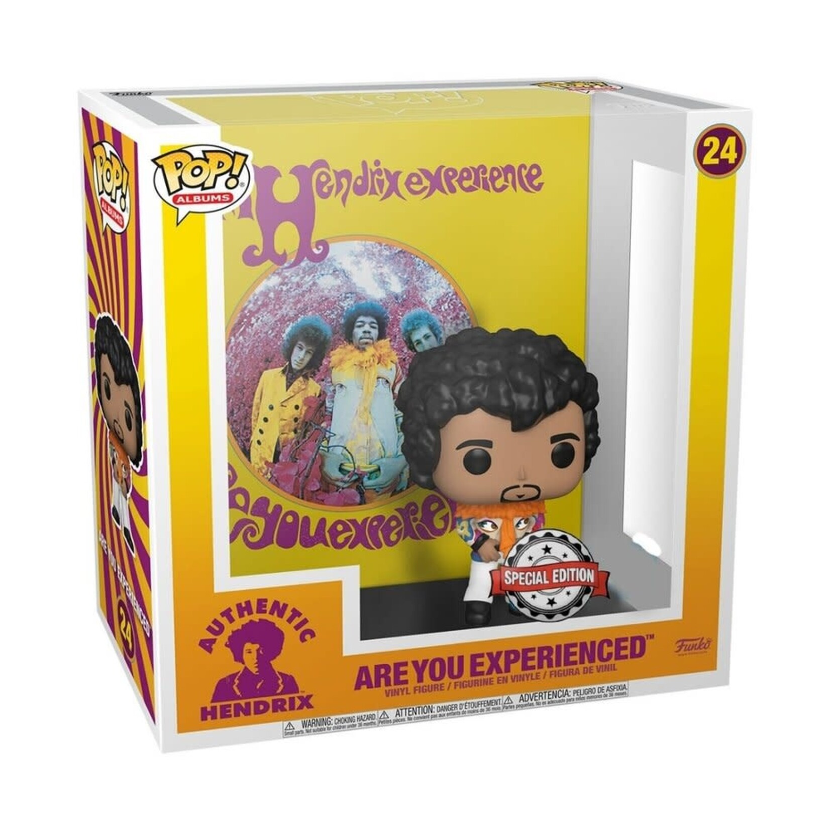 Jimi Hendrix POP! Albums Vinyl Figure Are You Experienced Special Edition 9 cm nr. 24