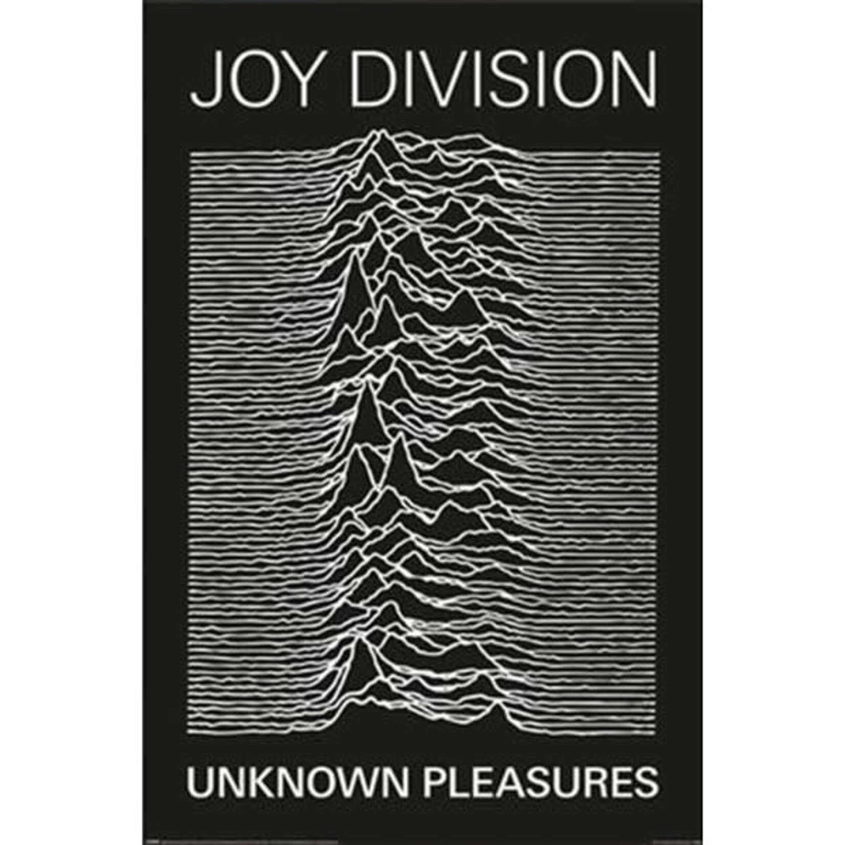 33. JOY DIVISION - UNKNOWN PLEASURES - MAXIPOSTER