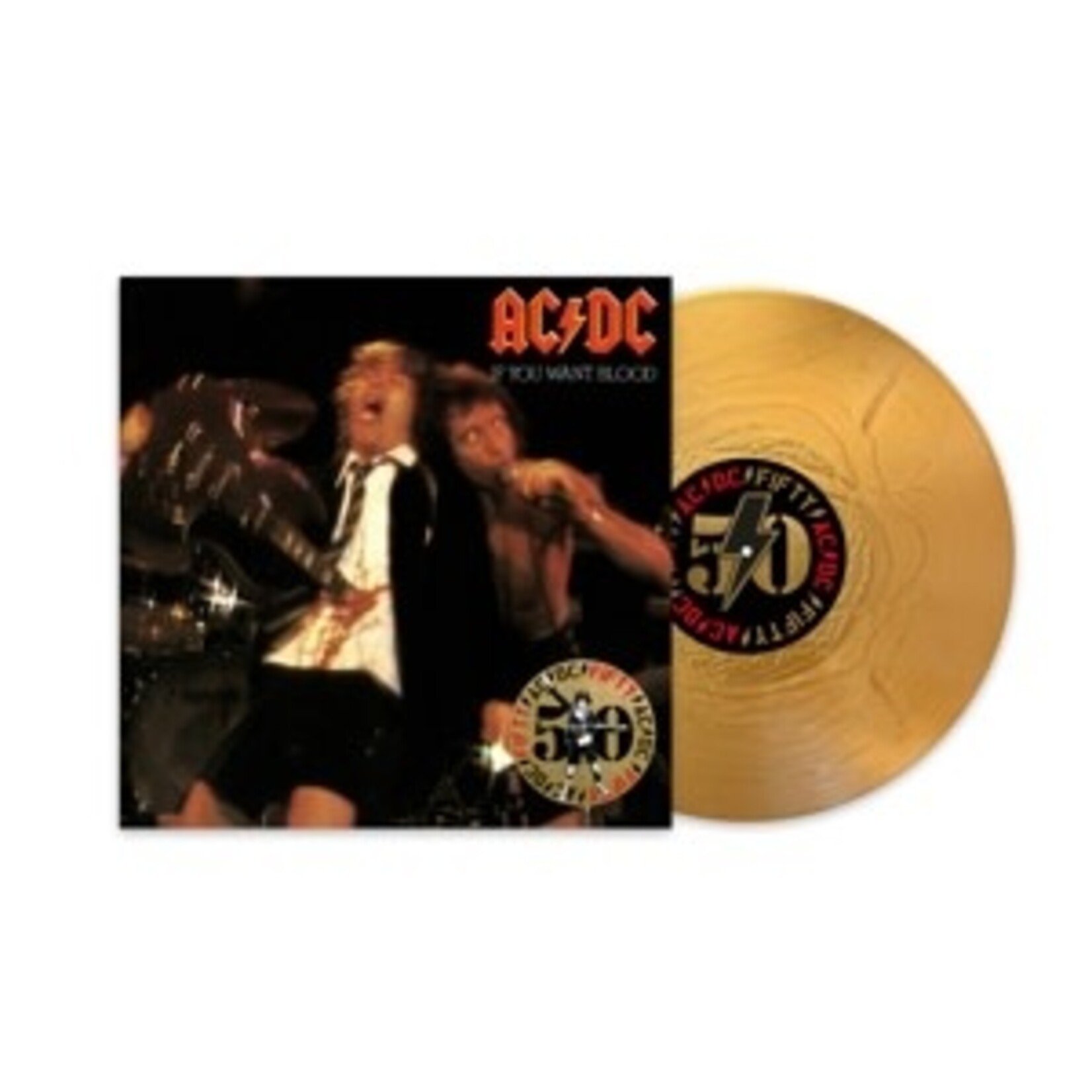 AC/DC  - If You Want Blood You've Got It (50th Anniversary Gold Color Vinyl)