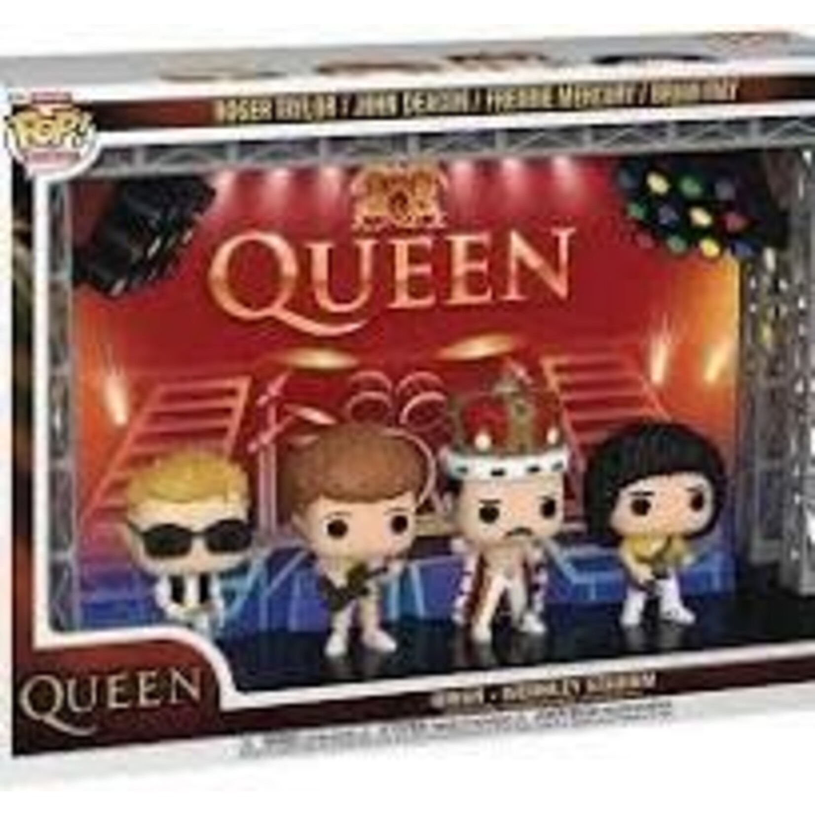 Queen POP Moments Deluxe Vinyl Figures 4-Pack Wembley Stadium