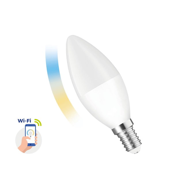 toediening glans Wierook Spectrum Smart LED Candle Lamp - E14 - 5W - Slimme LED Verlichtingshop