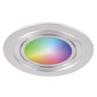 Spectrum Smart WiFi LED inbouwspot Aluminium - GU10 - 4,5W - Kleur - Bediening met de App