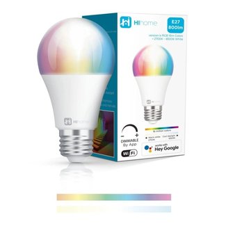 HiHome Hihome Smart LED WiFi Bulb Gen.2 RGB 16M Colors + Warm White 2700K to Cool White 6500K