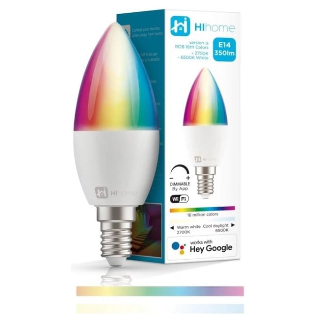 Smart LED WiFi Bulb E14 Gen.2 16M Colors - Slimme LED Verlichtingshop