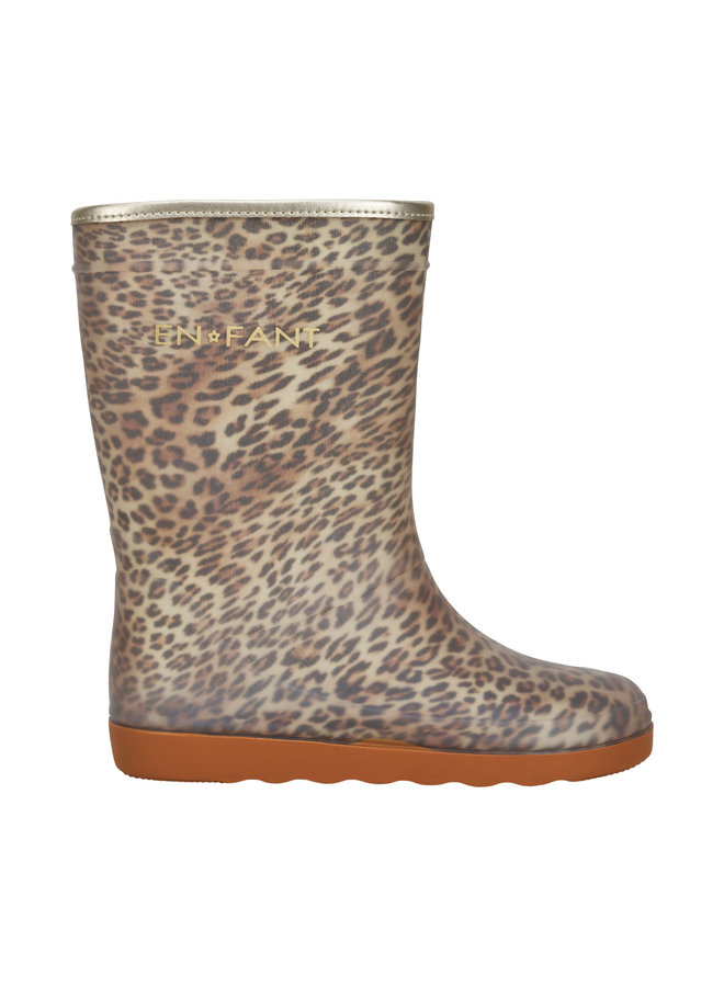 Rubber Rain Boot AOP (Roasted pecan)