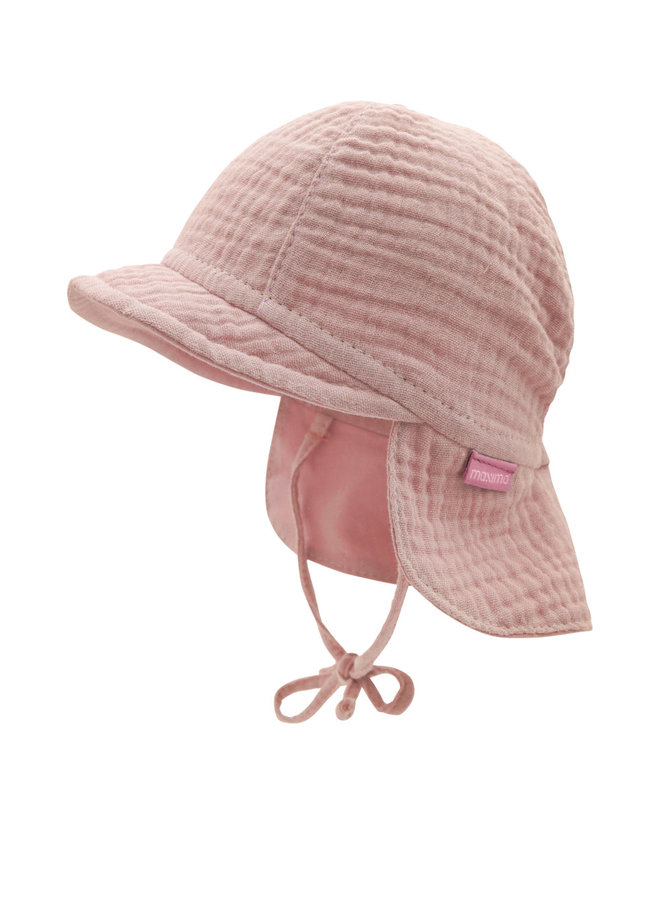 GOTS BABY-cap with visor (Altrosa)