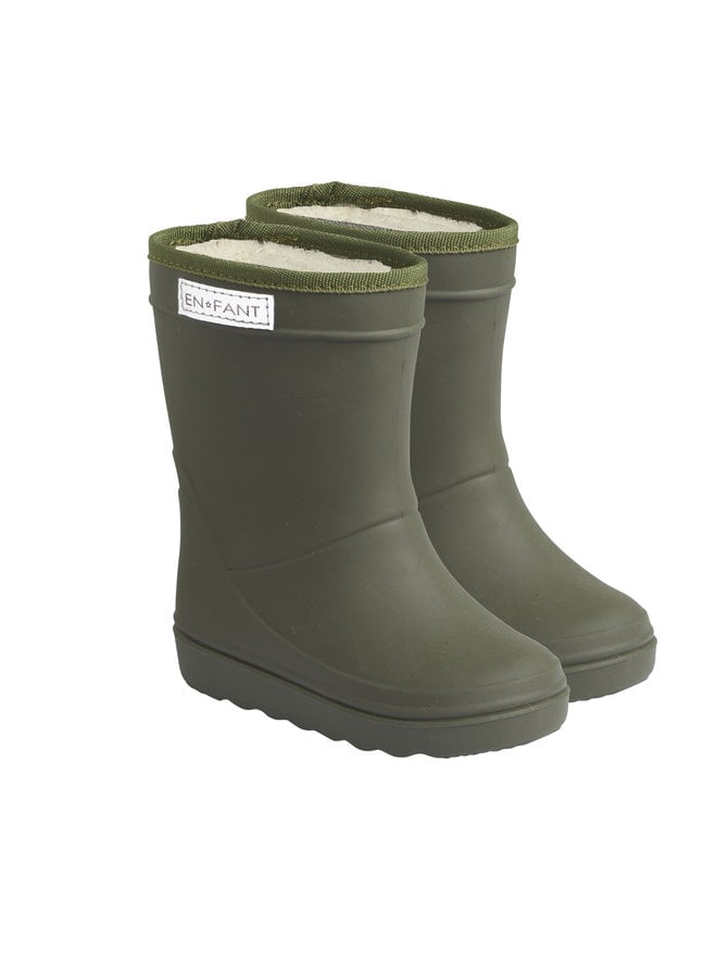 Thermo Boots Solid | Dusty Olive