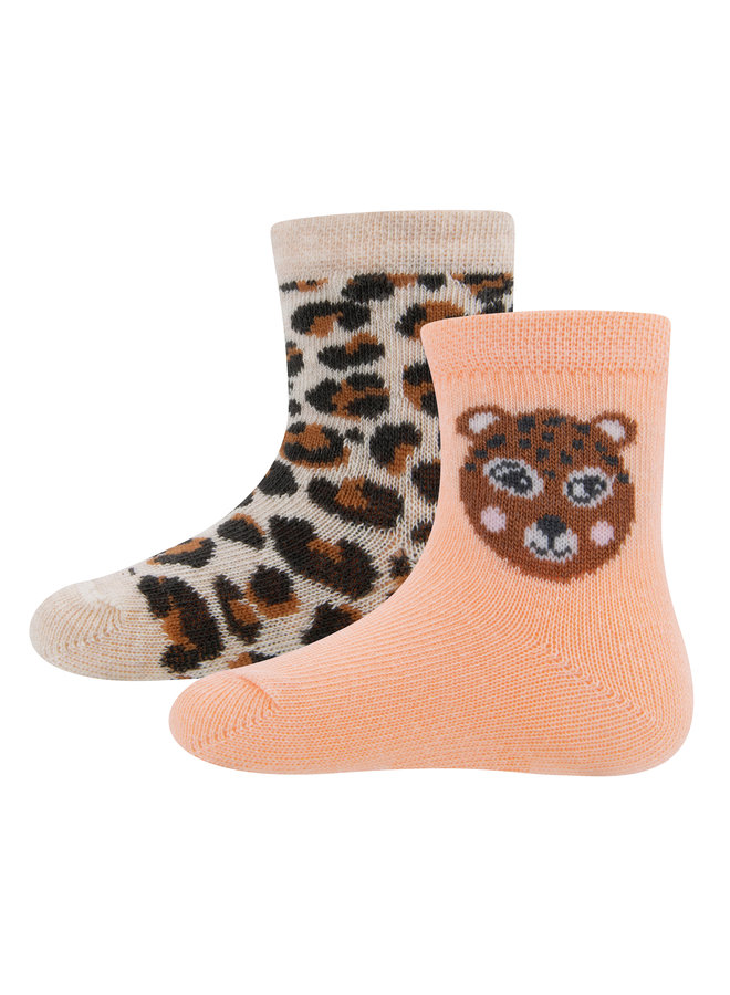 Socken 2er Pack Leopard | 205268 (1)