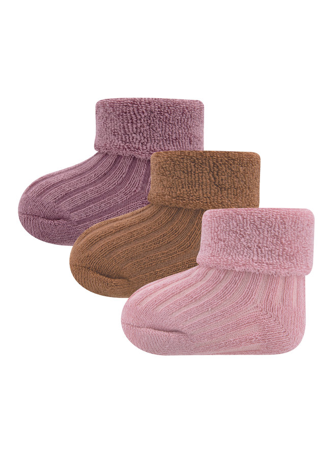 Babysocken 3er Pack Rippe/Umschlag 24278 |  (2)