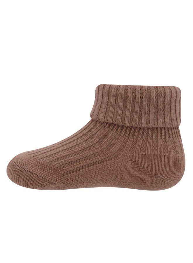 Socken Rippe/Umschlag 242231 | eichel (358)