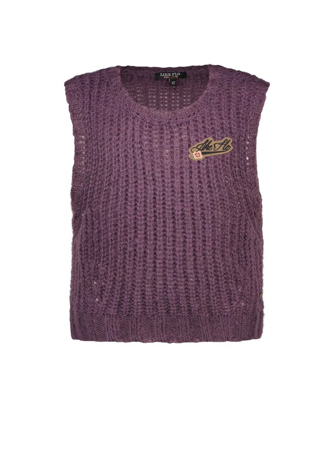 Flo girls knit cardigan spencer | F208-5302 Lilac (600)