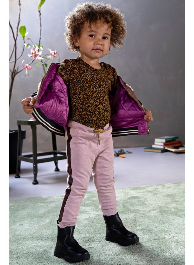 Flo baby girls sweat pants | F208-7600 Old pink (200)