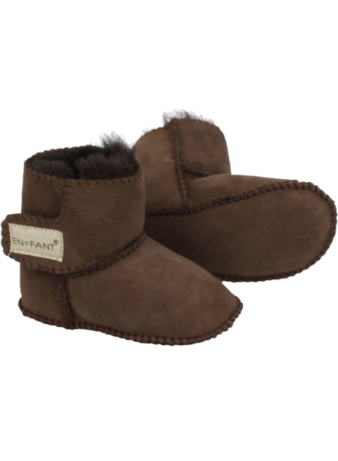 Sheepskin Bootee | Brown (203)