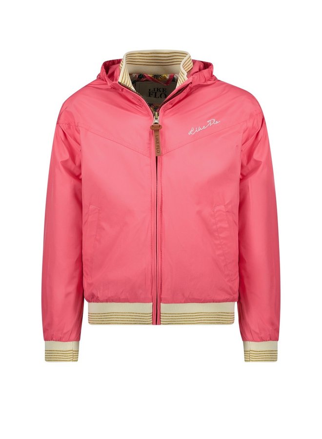 Flo girls hooded summer jacket | F302-5205 Strawberry (229)