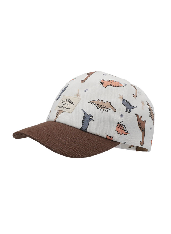 MINI BOY-cap "dino" 33503-955876 | wollweiss/braun (3862)