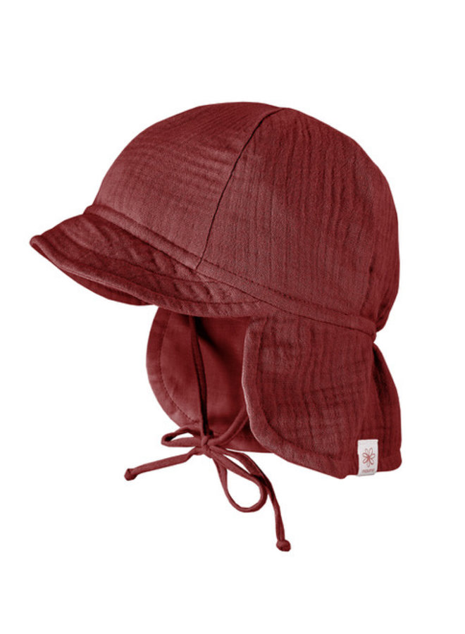 GOTS MINI-hat, musselin 34500-083800 | rust (54)