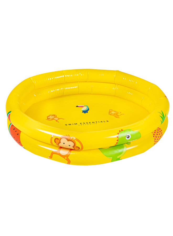 Yellow Printed Baby Pool Unisex 60 cm dia - 2 rings