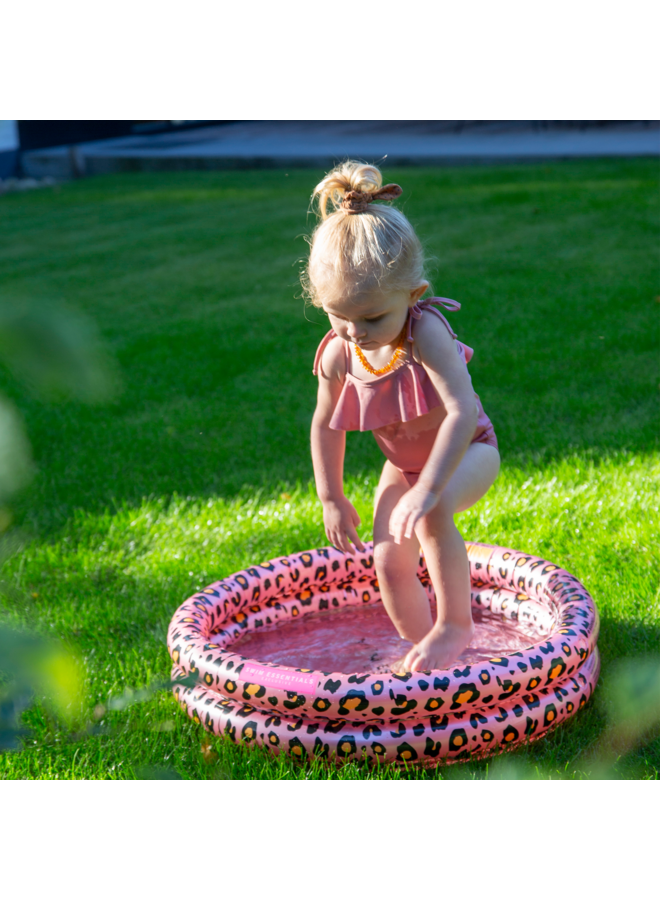 Rose Gold Leopard Printed Baby Pool 60 cm dia - 2 rings