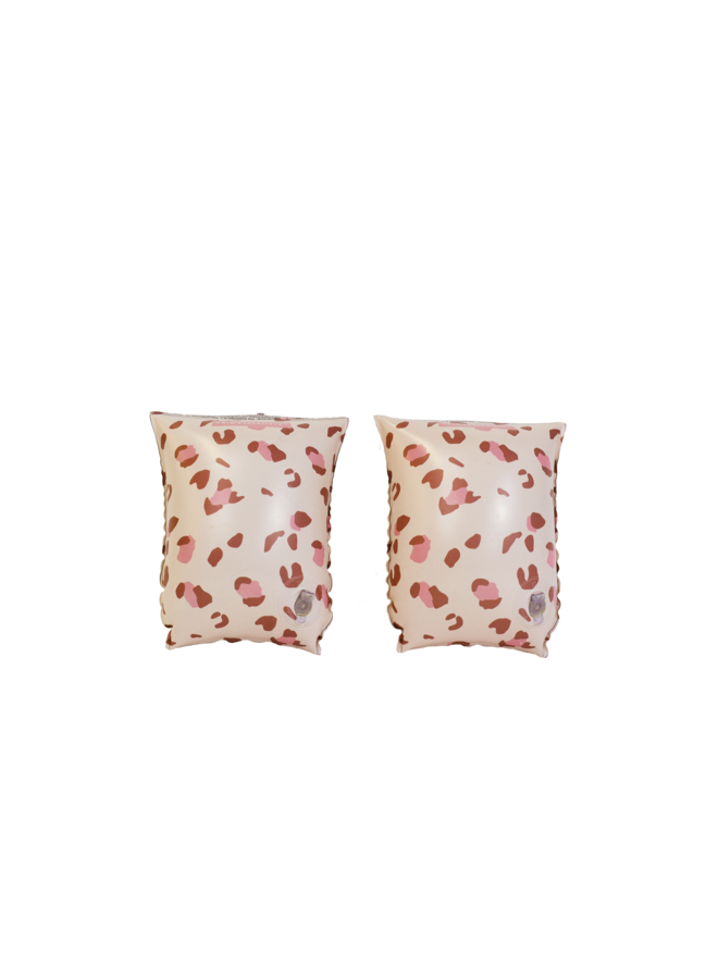 Old Pink Leopard - Inflatable Swimming Armbands 2-6 years