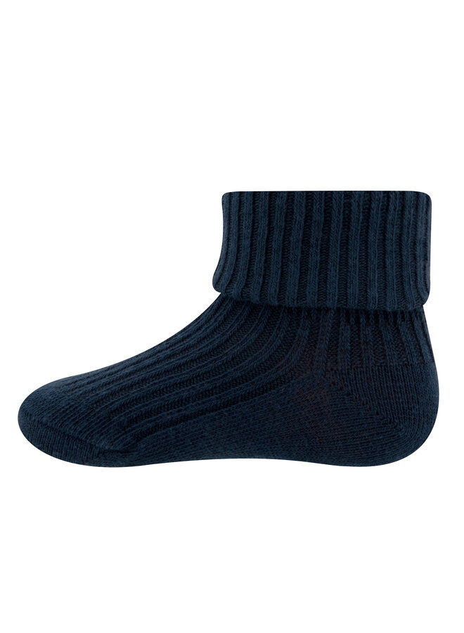 Socken Rippe/Umschlag | 242231 (marine 129)